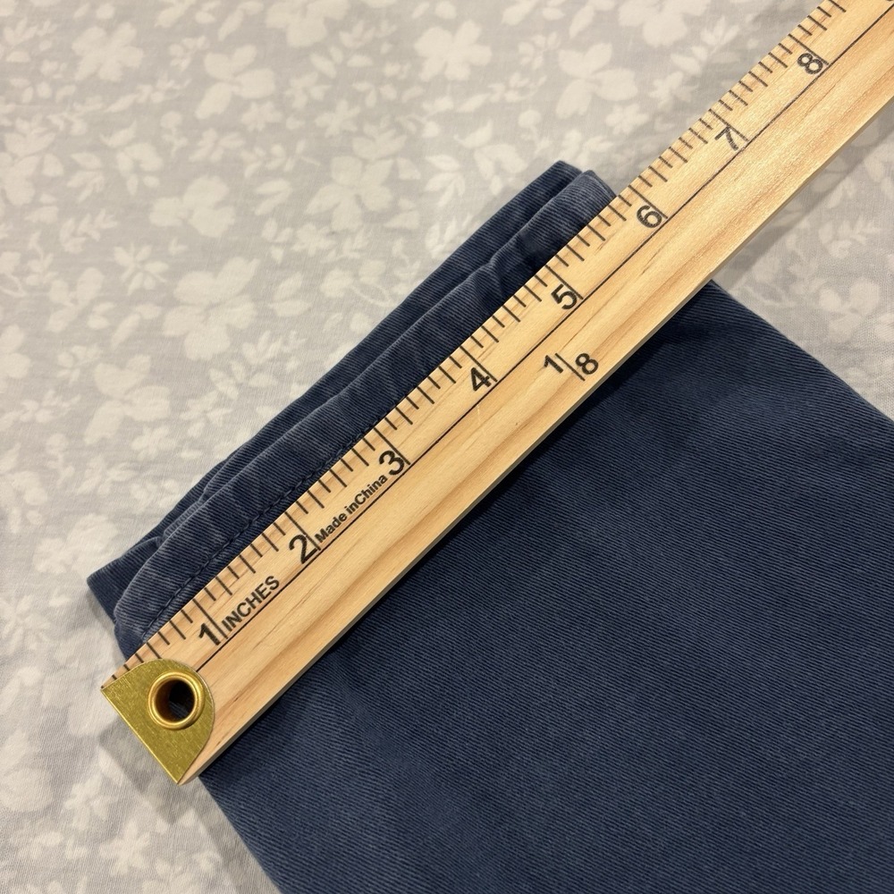 Zara Man | Navy Blue Slim Fit Cotton Twill Pants Men's Size 34 Casual 5 Pockets - Picture 6 of 8